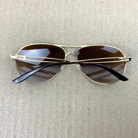 Oakley Caveat Women's Sunglasses Polished Gold Brown Gradient - Picture 11 of 16